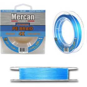 Mercan PE Örgü Premium 4X İp 150 mt Mavi Makara Misina