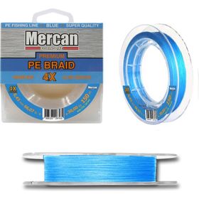 Mercan PE Örgü Premium 4X İp 150 mt Mavi Makara Misina