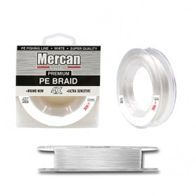 Mercan Pe Örgü Premium X4 İp 300 mt Beyaz Misina