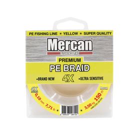 Mercan Premium Pe X4 Örgü İp 150 mt Neon Sarı Makara Misina
