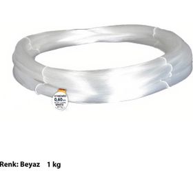 Mercan Standart 0.60 mm 1 kg Beyaz Çile Misina