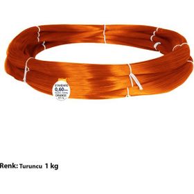 Mercan Standart 0.60 mm 1 kg Turuncu Çile Misina
