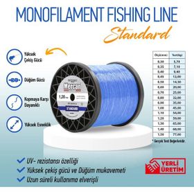 Mercan Standart 1.20 mm 1 kg Mavi Bobin Misina