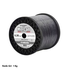 Mercan Standart 1 kg Gri Bobin Misina