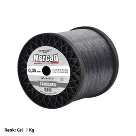 Mercan Standart 1 kg Gri Bobin Misina