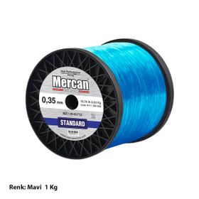 Mercan Standart 1 kg Mavi Bobin Misina
