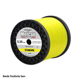 Mercan Standart 1 kg Neon Sarı Bobin Misina