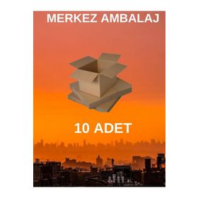 Mercanlar Ambalaj 60x40x40 10 Adet Boş Eşya Taşıma Kutusu
