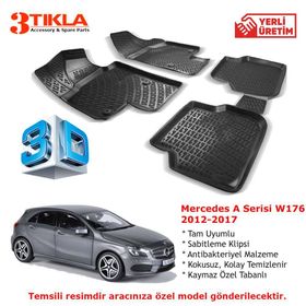 Mercedes A Serisi W176 2012-2017 Seti 3D Havuzlu Paspas