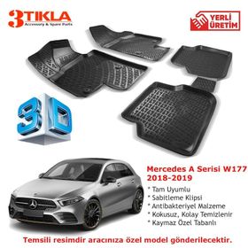 Mercedes A Serisi W177 2018-2019 Seti 3D Havuzlu Paspas