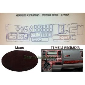 Mercedes Atego - Axor 2001 - 2004 Arası 51 Parça Maun Torpido Kaplama