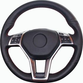 Mercedes Benz W205 Uyumlu Araca Özel Deri Direksiyon Kılıfı