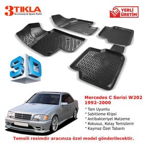 Mercedes C Serisi W202 1992-2000 Seti 3D Havuzlu Paspas
