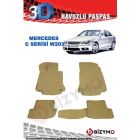 Mercedes C Serisi W203 2000-2007 3D Havuzlu Paspas