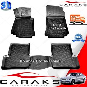 Mercedes C Serisi W203 2000-2007 3D Havuzlu Paspas