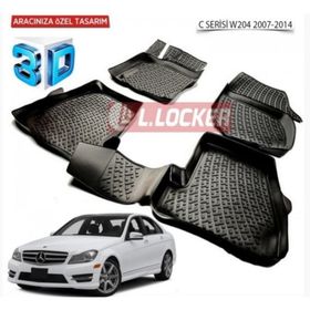 Mercedes C Serisi W204 2007-2013 3D Havuzlu Paspas