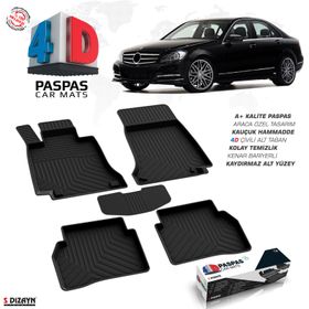 Mercedes C Serisi W204 2007-2014 4D Havuzlu Paspas