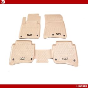 Mercedes C Serisi W204 2007-2014 Bej 3D Havuzlu Paspas