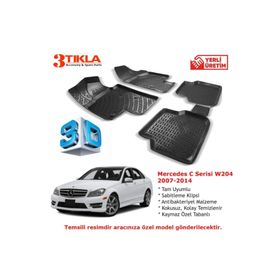Mercedes C Serisi W204 2007-2014 Seti 3D Havuzlu Paspas