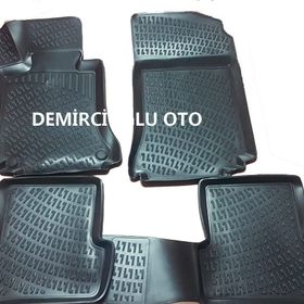 Mercedes C Serisi W204 2007-2014 Siyah 3D Havuzlu Paspas