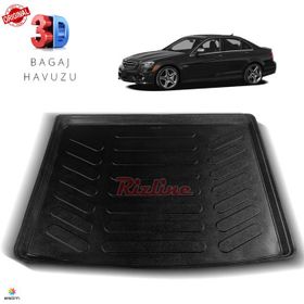 Mercedes C Serisi W204 Plastik Setli Bagaj 2007-2013 3D Bagaj Havuzu