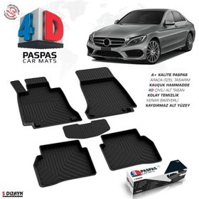 Mercedes C Serisi W205 4D Havuzlu 2014 Sonrası Paspas ve Bagaj Havuzu