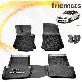 Mercedes C W204 2007-2014 Arası 3D Havuzlu Paspas