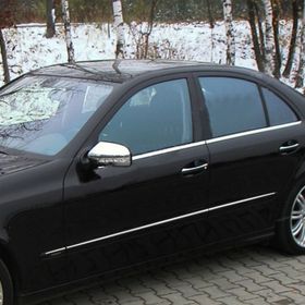 Mercedes E 2002-2009 4 Parça Paslanmaz Çelik Cam Çıtası