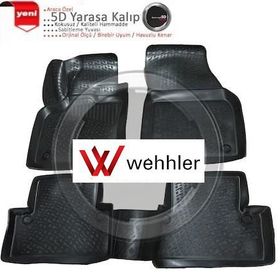 Mercedes E Serisi W207 Coupe 2010 Sonrası 3D Havuzlu Paspas