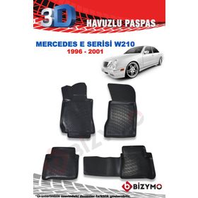 Mercedes E Serisi W210 1996-2001 Premium 3D Bej Havuzlu Oto Paspas Bizymo