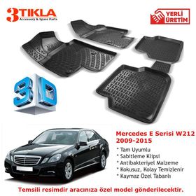 Mercedes E Serisi W212 2009-2015 Seti 3D Havuzlu Paspas