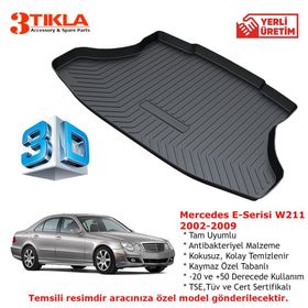 Mercedes E Serisi W212 Plastik Setli Bagaj 2009-2015 3D Bagaj Havuzu