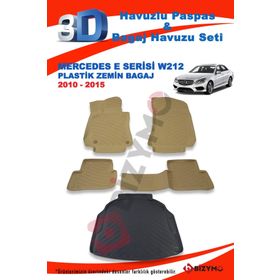 Mercedes E Serisi W212 Sedan Plastik 2010-2015 Bej Paspas ve Bagaj Havuzu
