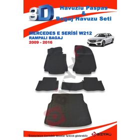 Mercedes E Serisi W212 Sedan Rampalı 2009-2016 Paspas ve Bagaj Havuzu