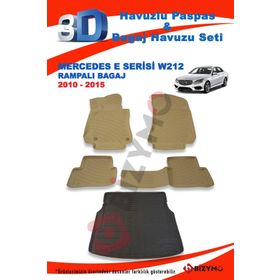 Mercedes E Serisi W212 Sedan Rampali 2010-2015 Bej Paspas ve Bagaj Havuzu