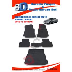 Mercedes E Serisi W213 Rampalı 2016 ve Sonrası Paspas ve Bagaj Havuzu