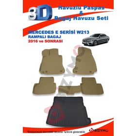Mercedes E Serisi W213 Rampalı 2016 ve Sonrası Paspas ve Bagaj Havuzu