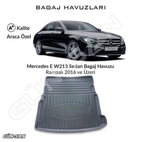 Mercedes E W213 Rampalı 2016 Ve Sonrası 3d Bagaj Havuzu