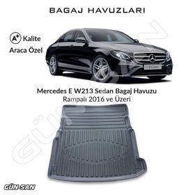 Mercedes E W213 Rampalı 2016 Ve Sonrası 3d Bagaj Havuzu