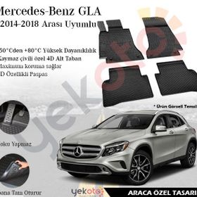 Mercedes GLA 2014 Araca Özel Paspas