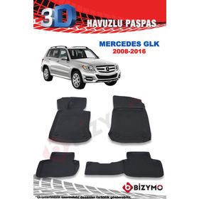 Mercedes GLK 2008-2016 Premium Bizymo 3D Oto Havuzlu Paspas
