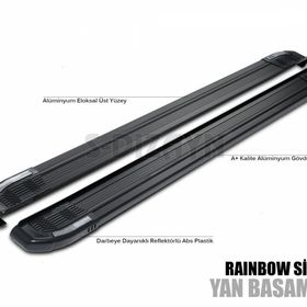 Mercedes M Klasse Ml 163 Siyah 1998-2005 Rainbow Yan Basamak