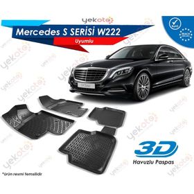 Mercedes S Serisi W140 3D Havuzlu Paspas