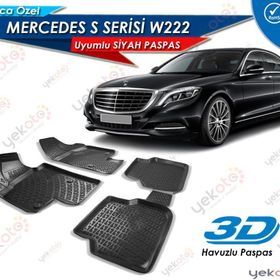 Mercedes S Serisi W140 3D Havuzlu Paspas