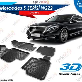 Mercedes S Serisi W140 3D Havuzlu Paspas