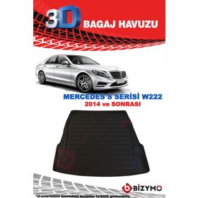 Mercedes S Serisi W222 2014 Sonrası 3d Bagaj Havuzu