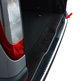 Mercedes Viano W639 Arka 2004-2014 Krom Tampon Eşiği