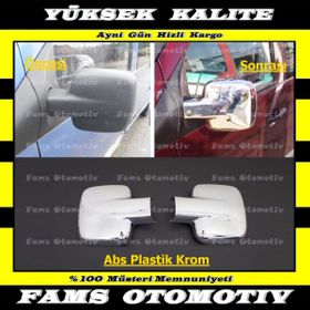 Mercedes Vito 1996-2003 Krom 2 Parça Ayna Kapağı