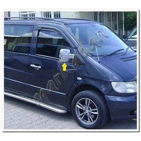 Mercedes Vito 1996-2003 Krom 2 Parça Ayna Kapağı