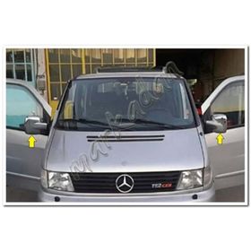 Mercedes Vito 1996-2003 Krom 2 Parça Ayna Kapağı